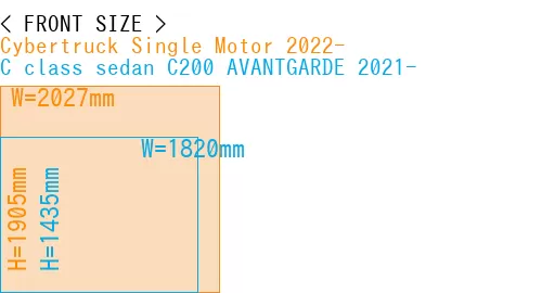 #Cybertruck Single Motor 2022- + C class sedan C200 AVANTGARDE 2021-